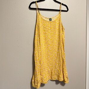 Floral yellow sundress